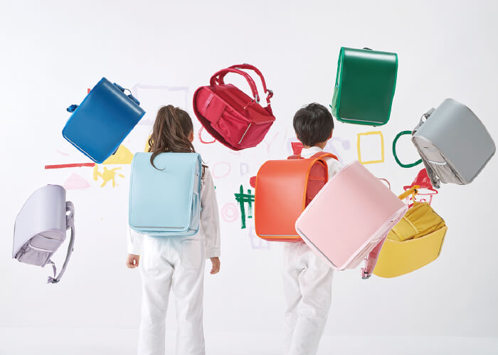 ファミリアランドセル air ran.期間限定 サンプル6色展示会