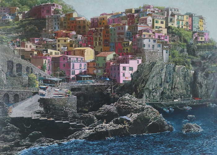 井阪仁 絵画展 松菱百貨店