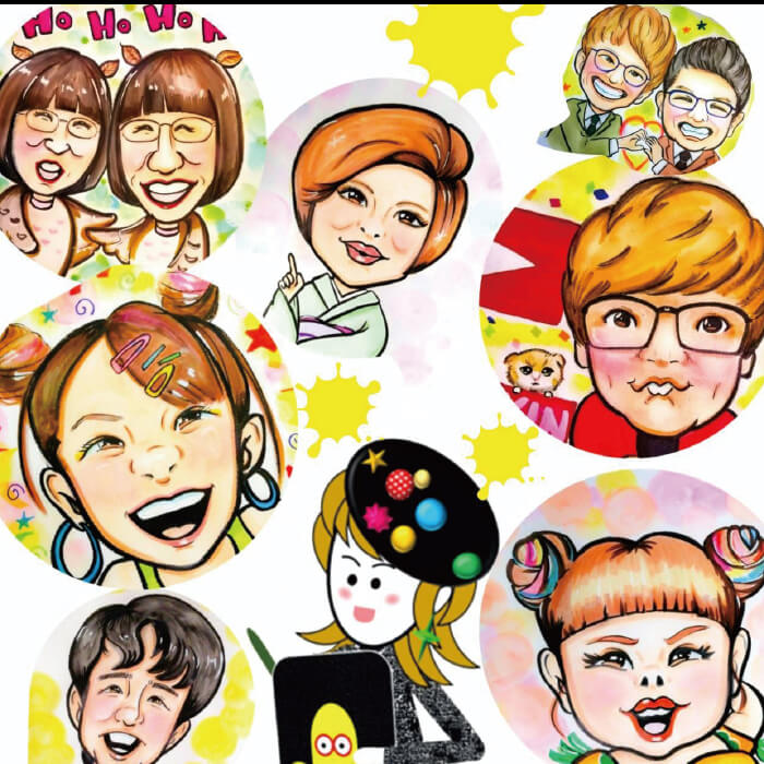 プロ似顔絵師による似顔絵教室
