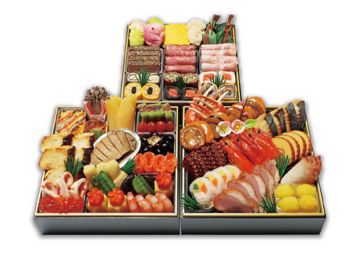 2025松菱のおせち料理　[京都 わらびの里]和洋風おせち三段重