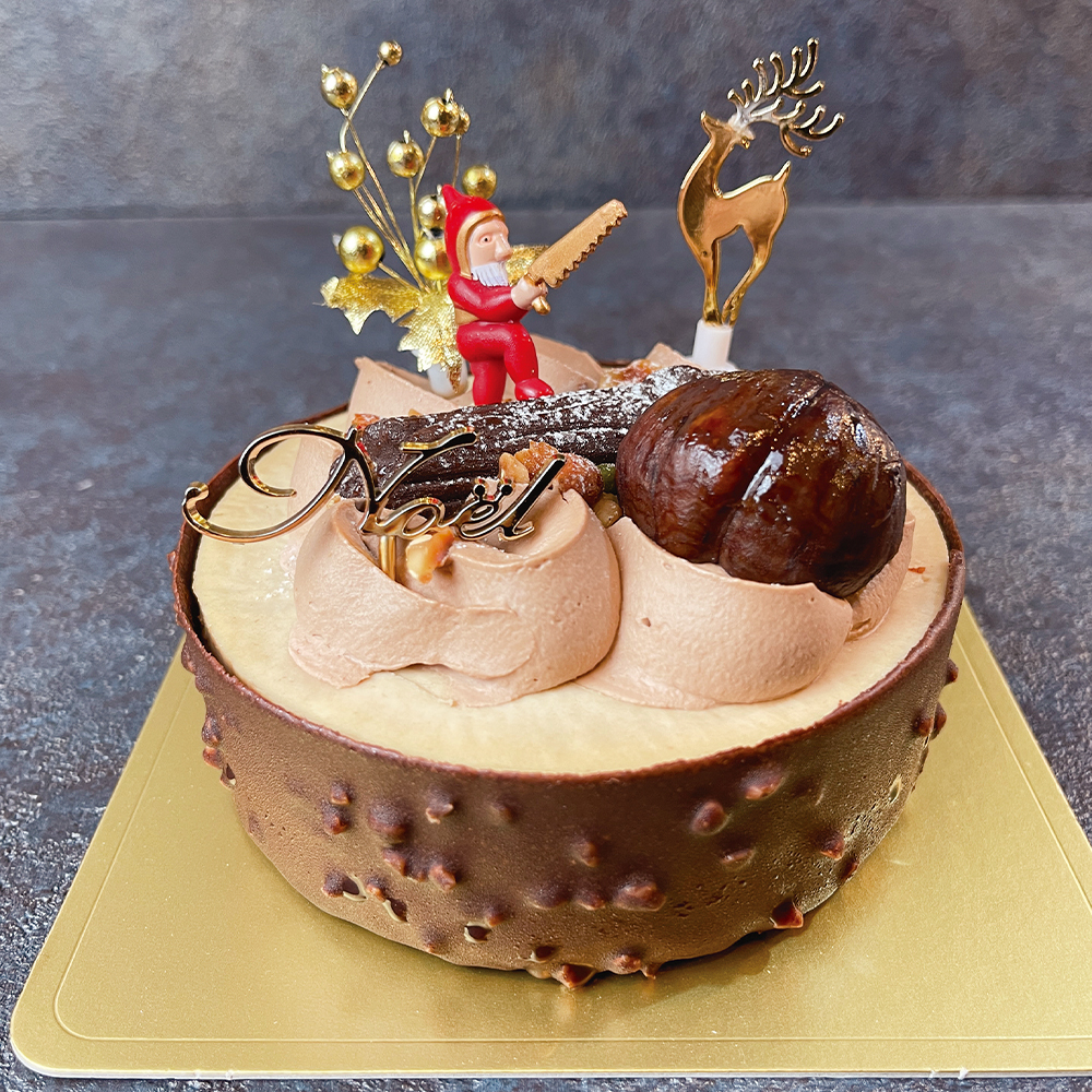 クリスマスケーキ2025　松菱百貨店　［一夜城 Yoroizuka Farm］マロンケーキ
