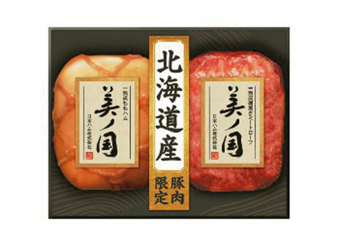 お歳暮 日本ハム 北海道 プレミアム美ノ国ハム詰合せ