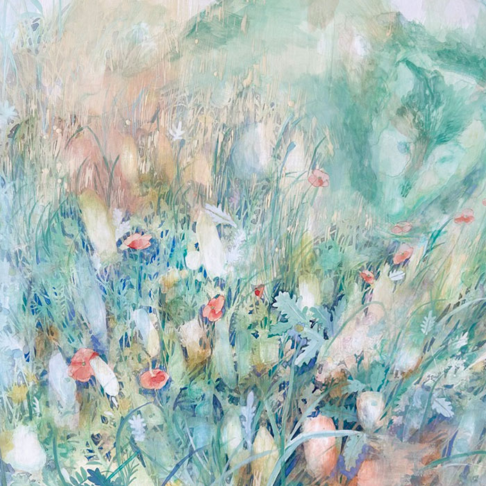 小林実沙起（日本画）　第18回松美展