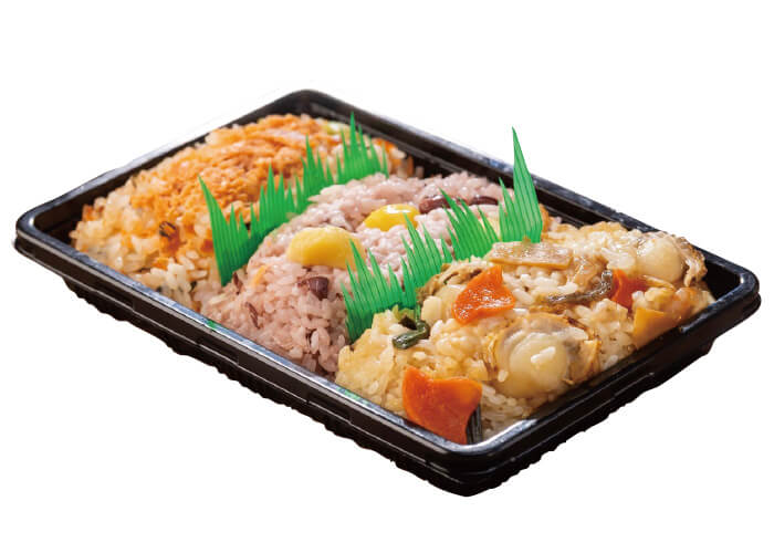 ［北海道］海道文ちやん亭 北海おこわ三品詰合せ 第20回　北から南からうまいもの会　松菱百貨店