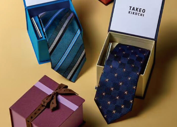 ネクタイBOXタイバーセット［タケオキクチ］