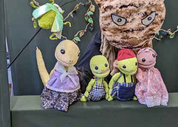 人形劇団「おたまじゃくし」さんのほのぼの人形劇