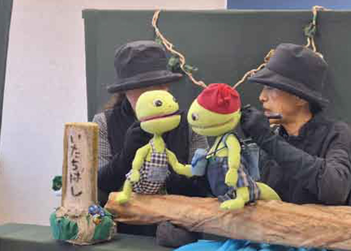 人形劇団「おたまじゃくし」さんのほのぼの人形劇