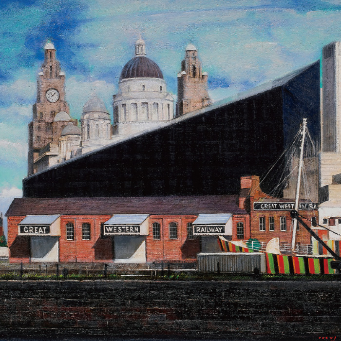 十四代 酒井田柿右衛門 濁手三方割花文花瓶 第6回人間国宝陶芸展　松菱百貨店