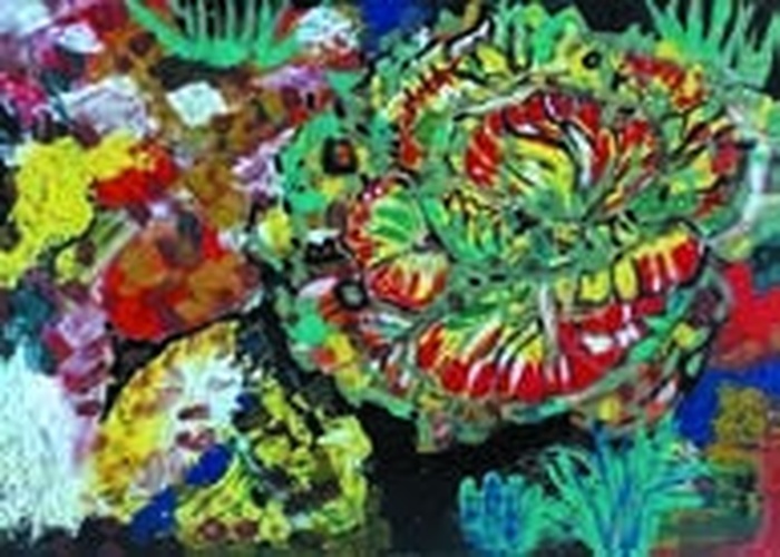 片岡球子「土」　松菱百貨店