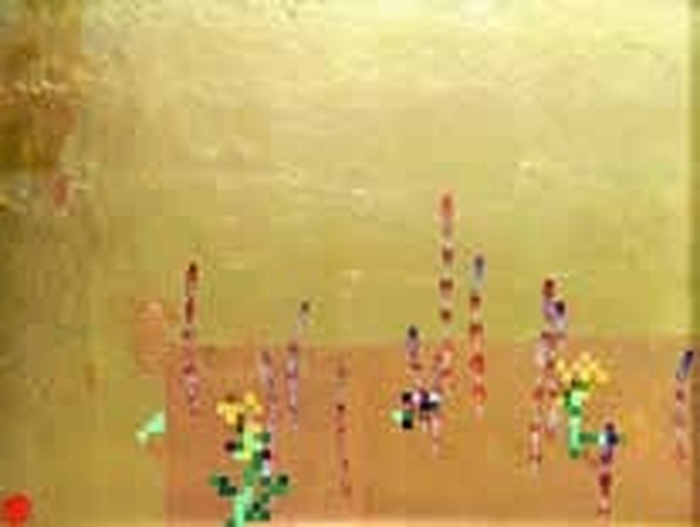 樋口椰女「草画」松菱百貨店