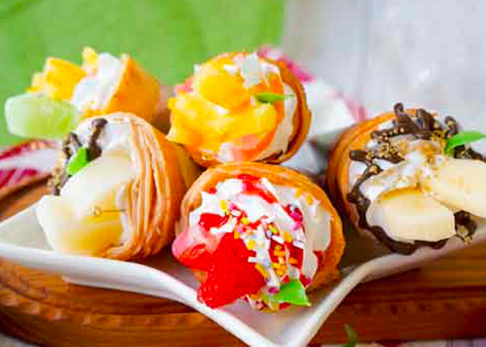 ミニクレープキーホルダー　食品サンプル作りワークショップ