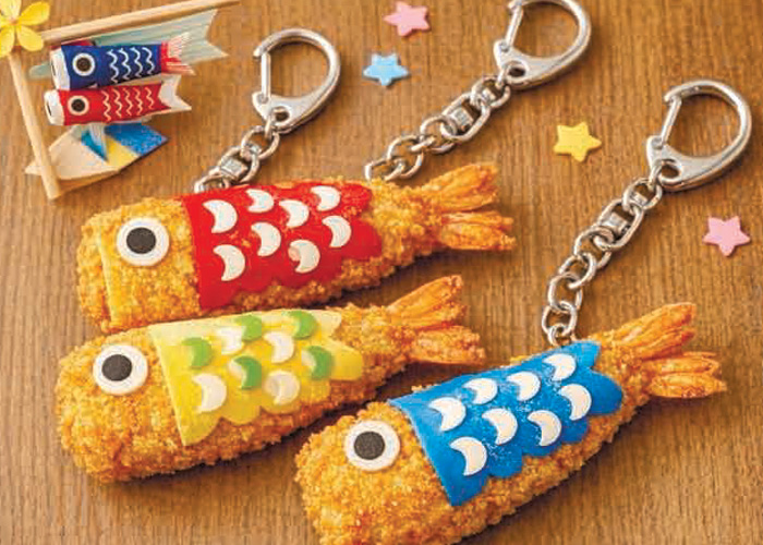 えびフライキーホルダー　食品サンプル作りワークショップ